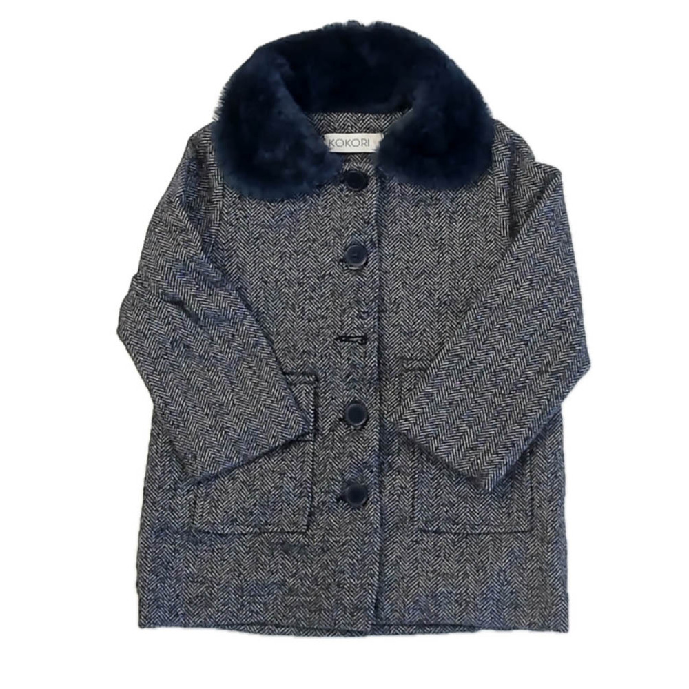 Kokori Girls Blue Winter Coat size: 2T